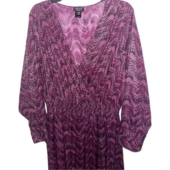 Alexa B | Long Sleeve Flowing Maxi Dress Size 18 - Picture 2 of 9